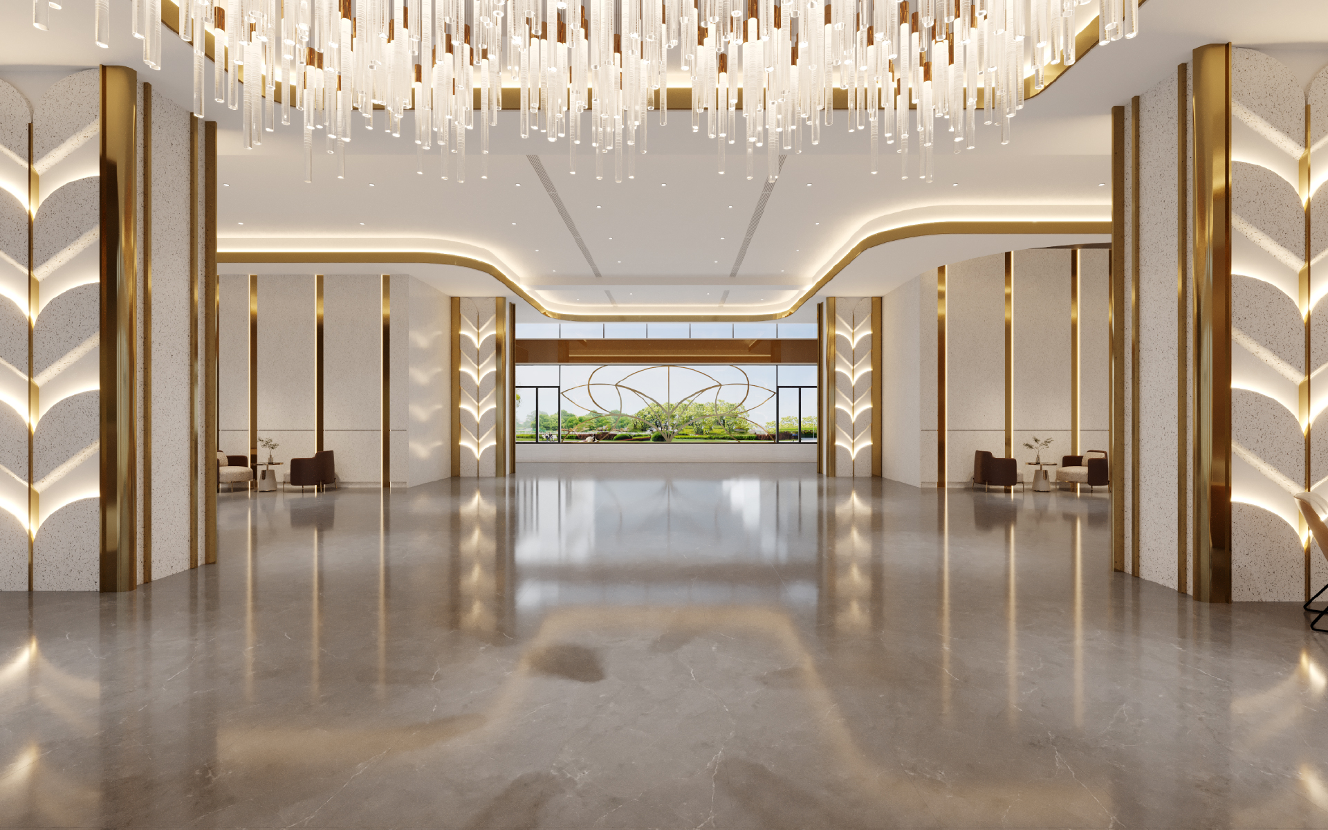 晶燦迎賓廳 (3D示意圖)