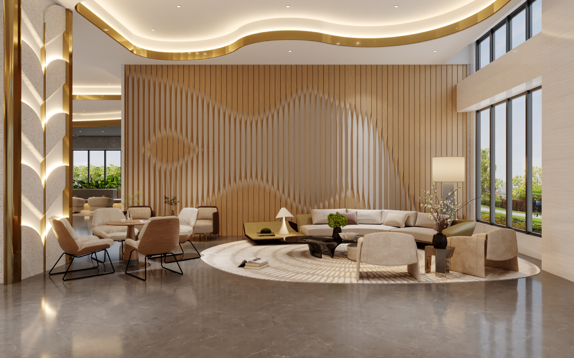 四季沙發廳 (3D示意圖)